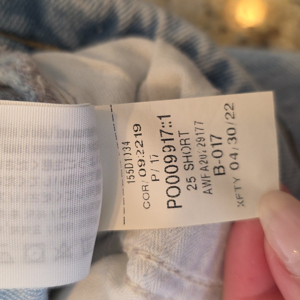 Abercrombie & Fitch The Dad High Rise Jeans Blue Women's Size 25S 90s Straight - Picture 14 of 16